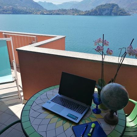 Blu Panorama belvedere lago di Como Varenna Bagian luar foto
